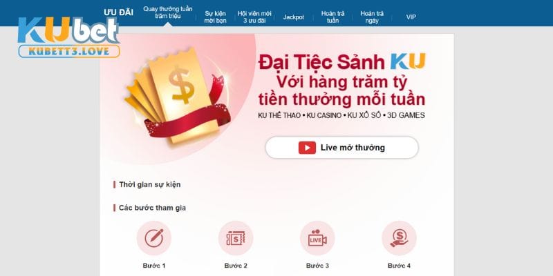 Link vào Kubet 2024 luôn cập nhật nhiều sản phẩm hấp dẫn