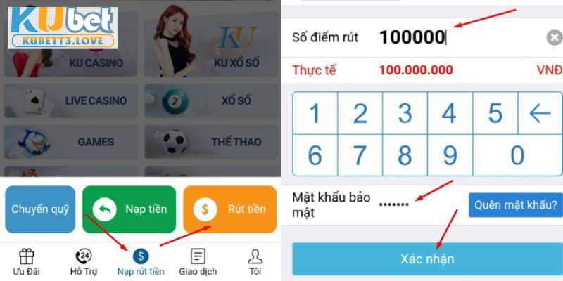 Cách rút tiền KUBET về ví điện tử siêu đơn giản